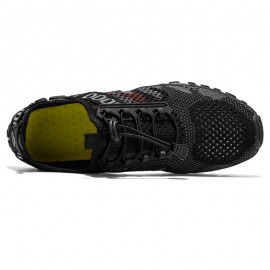 Men Mesh Breathable Toe Protected Non-slip Outdoor Sports Shoes