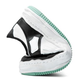 Men Leather Hollow Out Breathable Soft Sole Comfy Platform One Size Smaller Casual Court Shoes