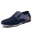 Men Microfiber Leather Non Slip Driving Business Casual Shoes