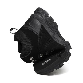 Men Outdoor Suede Slip Resistant Soft Sole Casual Hiking Boots