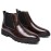 Men Vintage Elastic Slip-on Business Leather Ankle Chelsea Boots