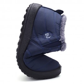 Men Winter Cotton Warm Lined Casual Outdoor Snow Boots