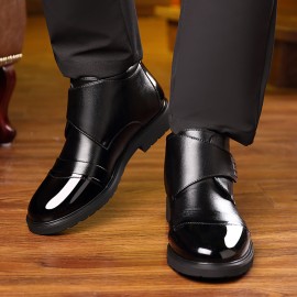 Men Warm Plush Lining Casual Soft Sole Business Ankle Boots