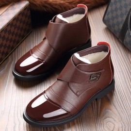 Men Warm Plush Lining Casual Soft Sole Business Ankle Boots