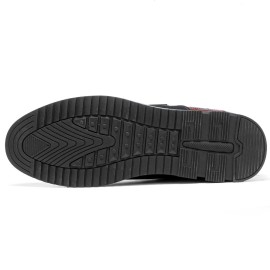 Men Wearable Soft Sole Slip-on Business Casual Leather Ankle Boots