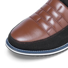 Men Wearable Soft Sole Slip-on Business Casual Leather Ankle Boots