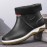 Men Warm Plush Lining Soft Sole Slip Resistant Slip-On Rain Boots