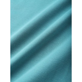 Mens Hooded Coconut Tree Embroidery Patchwork Drop Shoulder T-Shirts