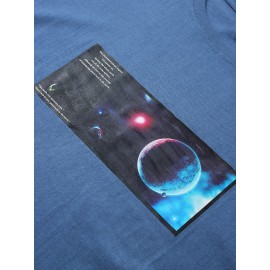 Mens License Space License Short Sleeve Casual T-Shirts