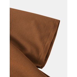 Mens Two Tone A Poker Embroidery Patchwork Drop Shoulder Casual Hooded T-Shirts