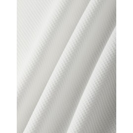 Men Cotton Solid Label Round Neck Long Sleeve Casual T-Shirts