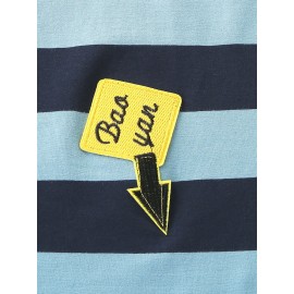 Mens Summer Fashion Loose New Striped Short Sleeved T-Shirts